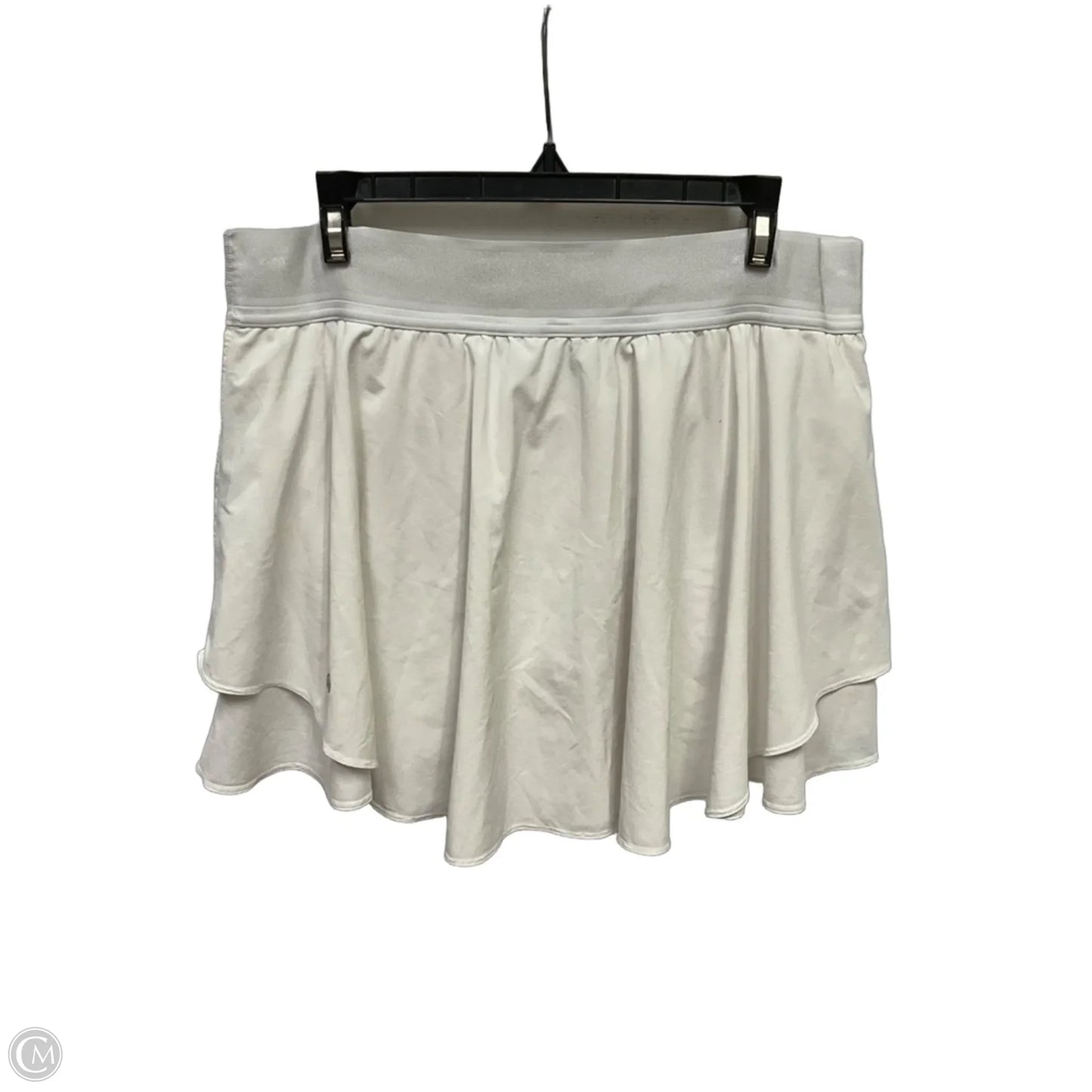 Athletic Skort By Lululemon In White, Size: 12