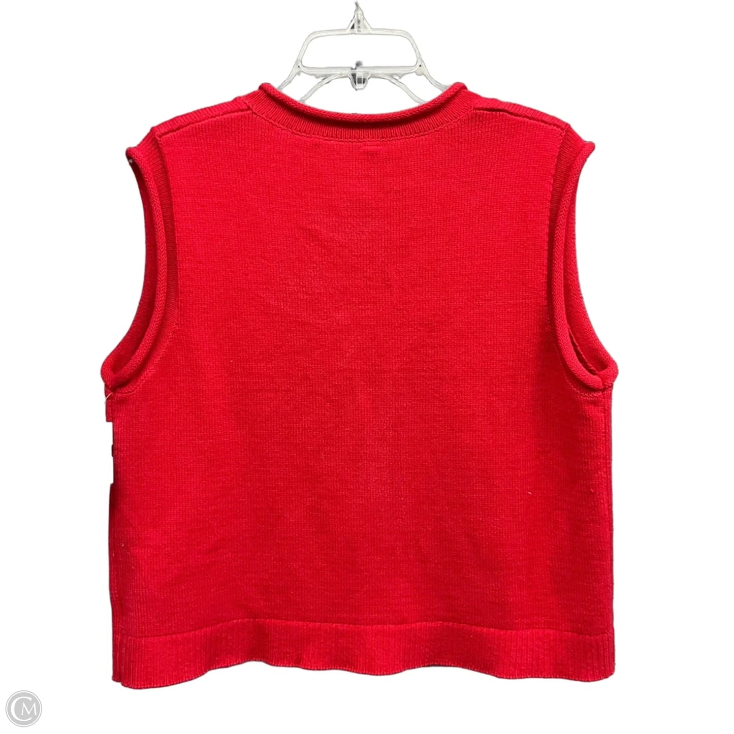 Vest Sweater By Wishlist In Red, Size: M