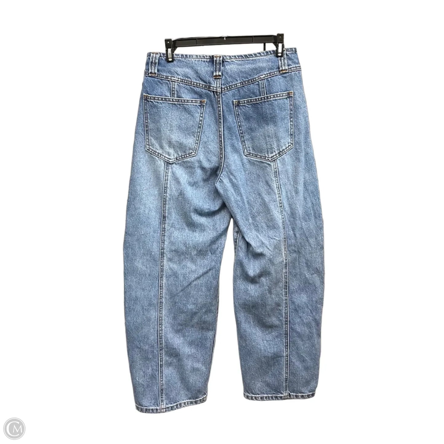 Jeans Wide Leg By Future Collective In Blue Denim, Size: 4