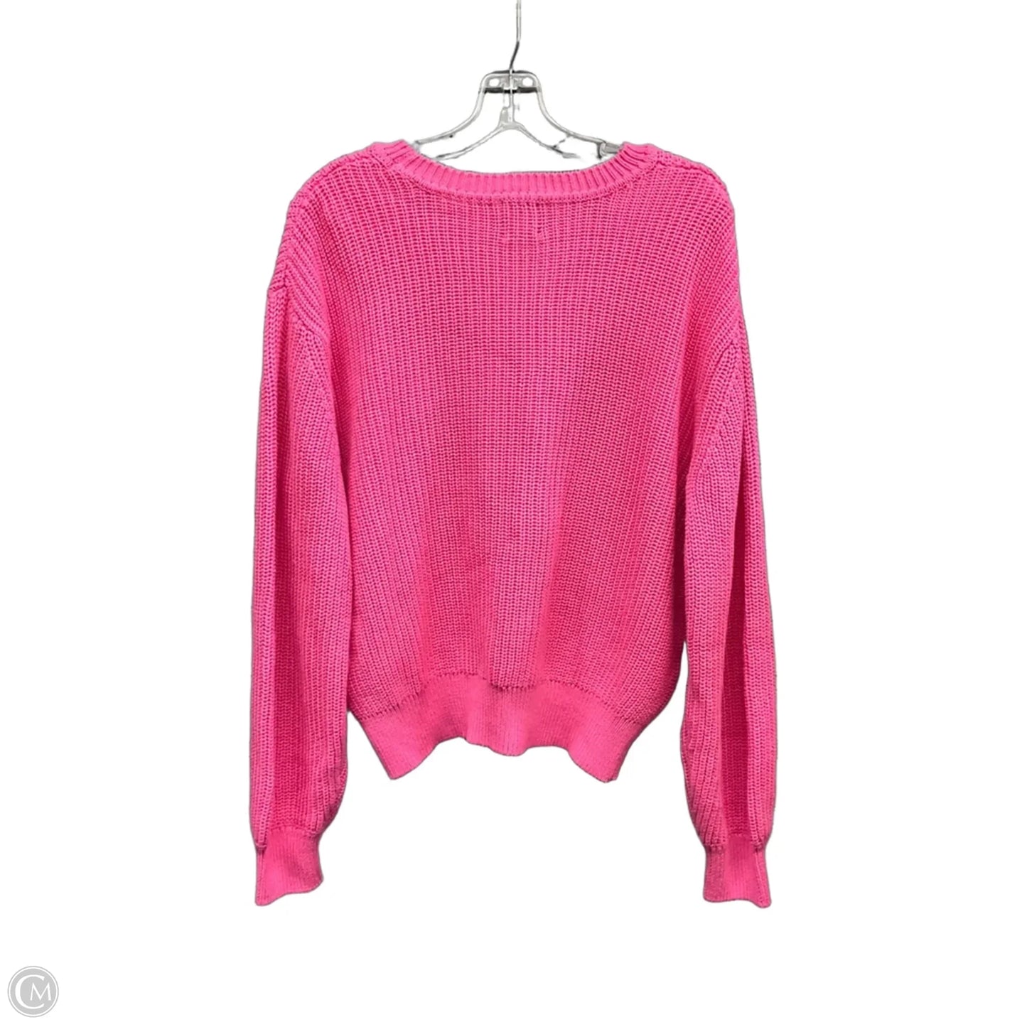 Sweater By Gap In Pink, Size: L