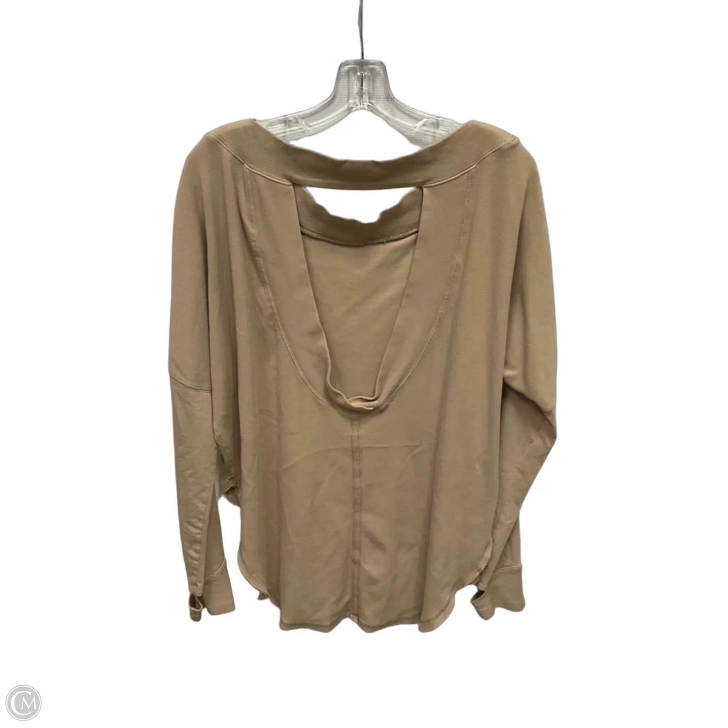 Top Long Sleeve By Free People In Beige, Size: S