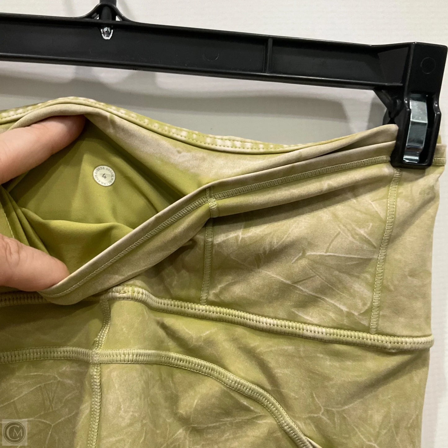 Athletic Leggings By Lululemon In Yellow, Size: 4