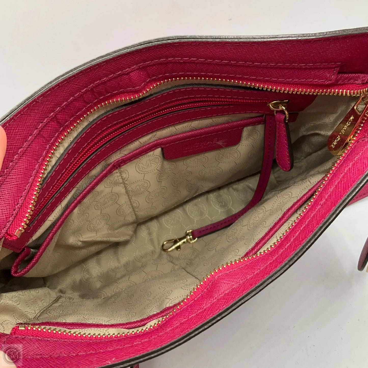 Crossbody Designer By Michael Kors, Size: Medium