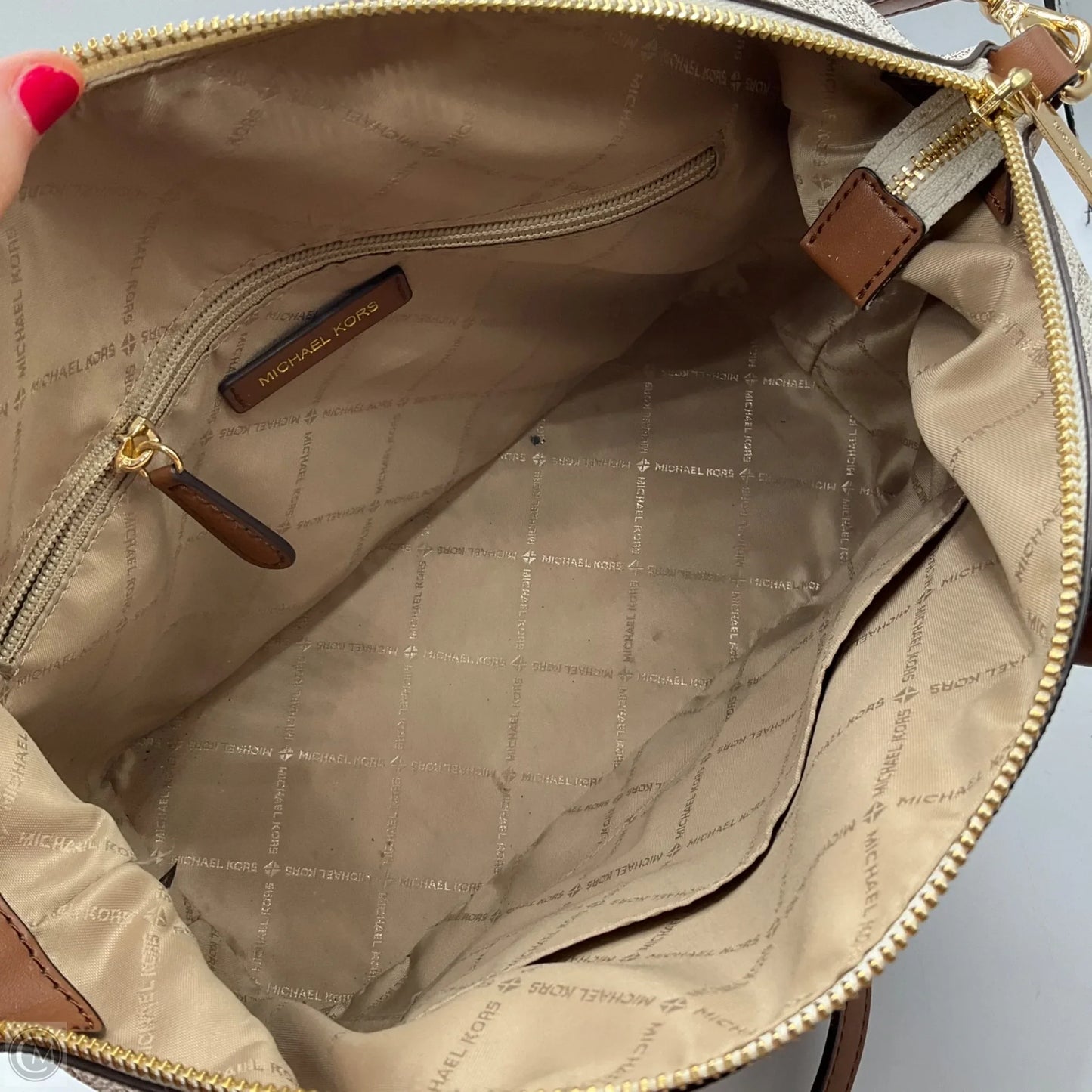Handbag Designer By Michael Kors, Size: Medium