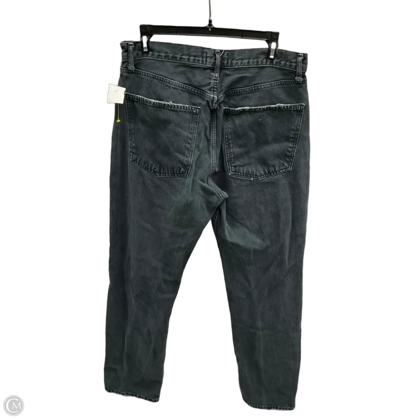 Jeans Straight By Agolde In Black, Size: 8