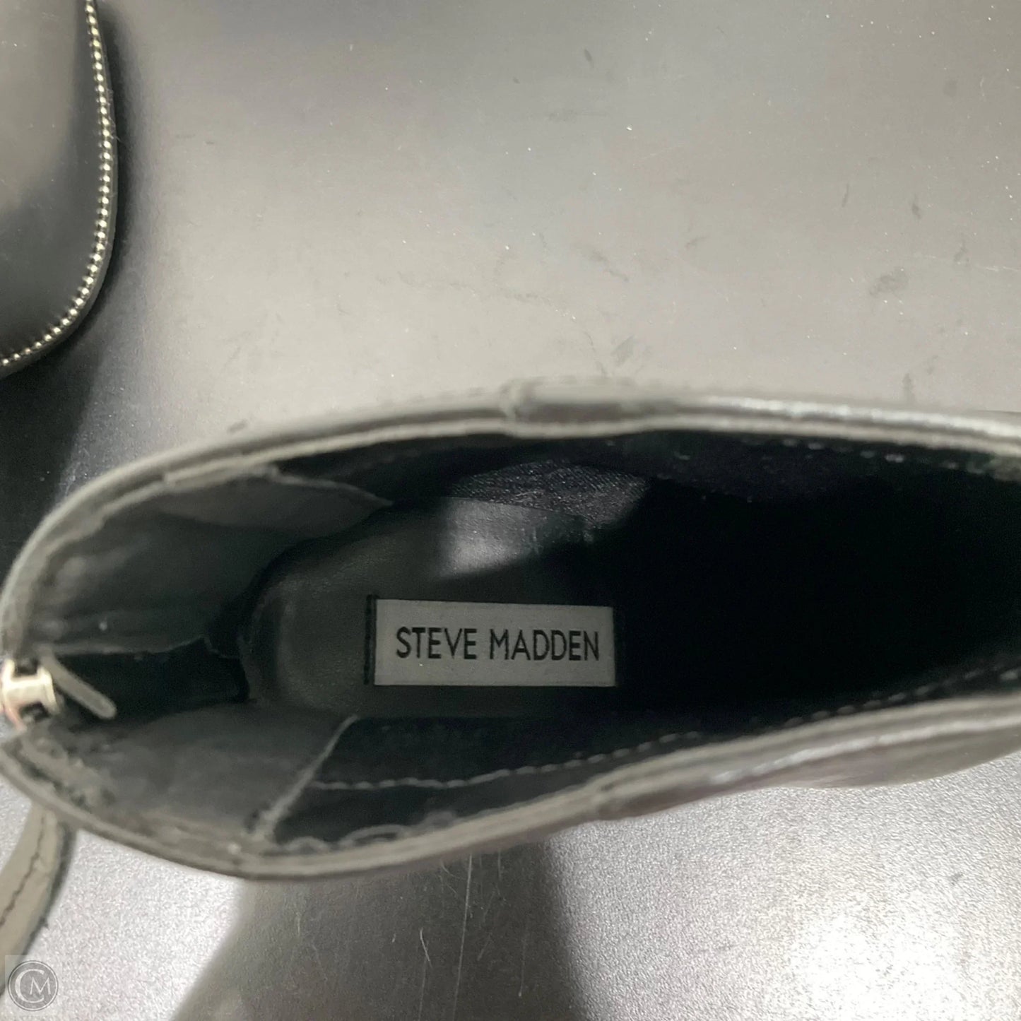 Boots Ankle Heels By Steve Madden In Black, Size: 7.5