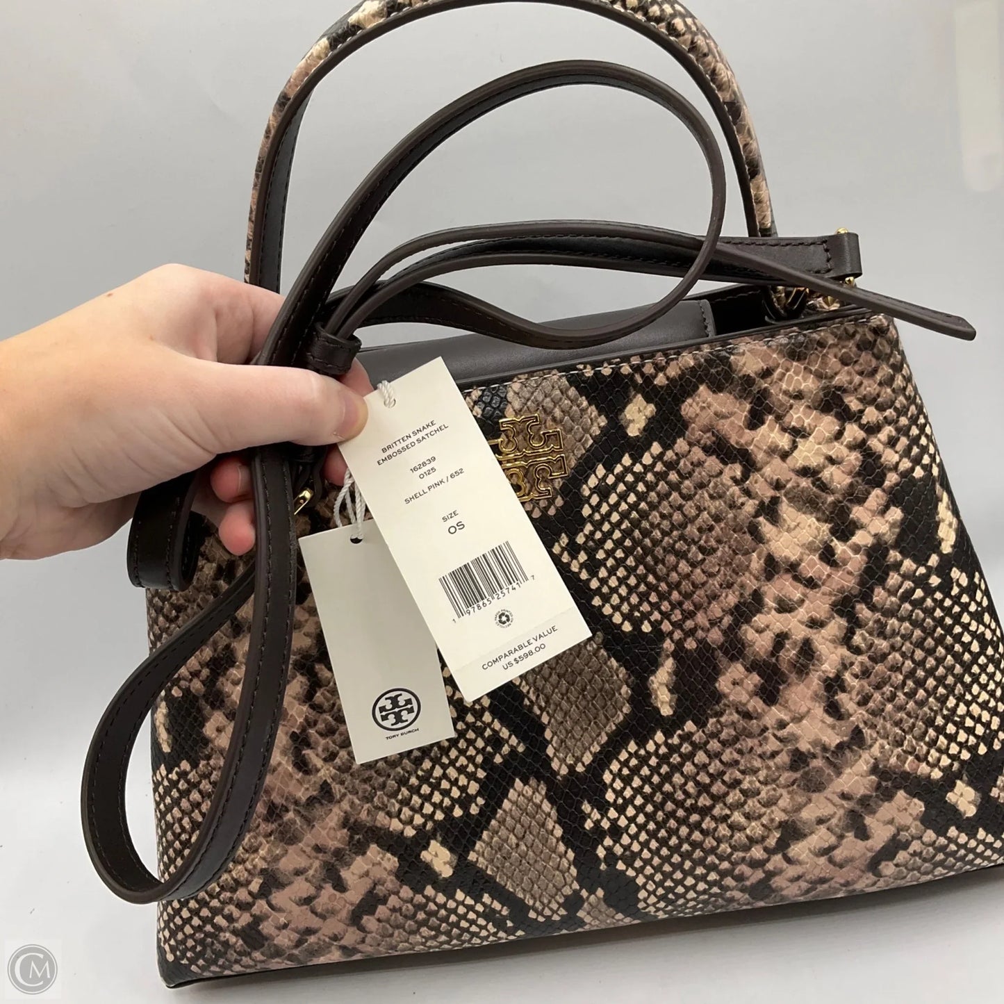 Handbag Designer By Tory Burch, Size: Medium