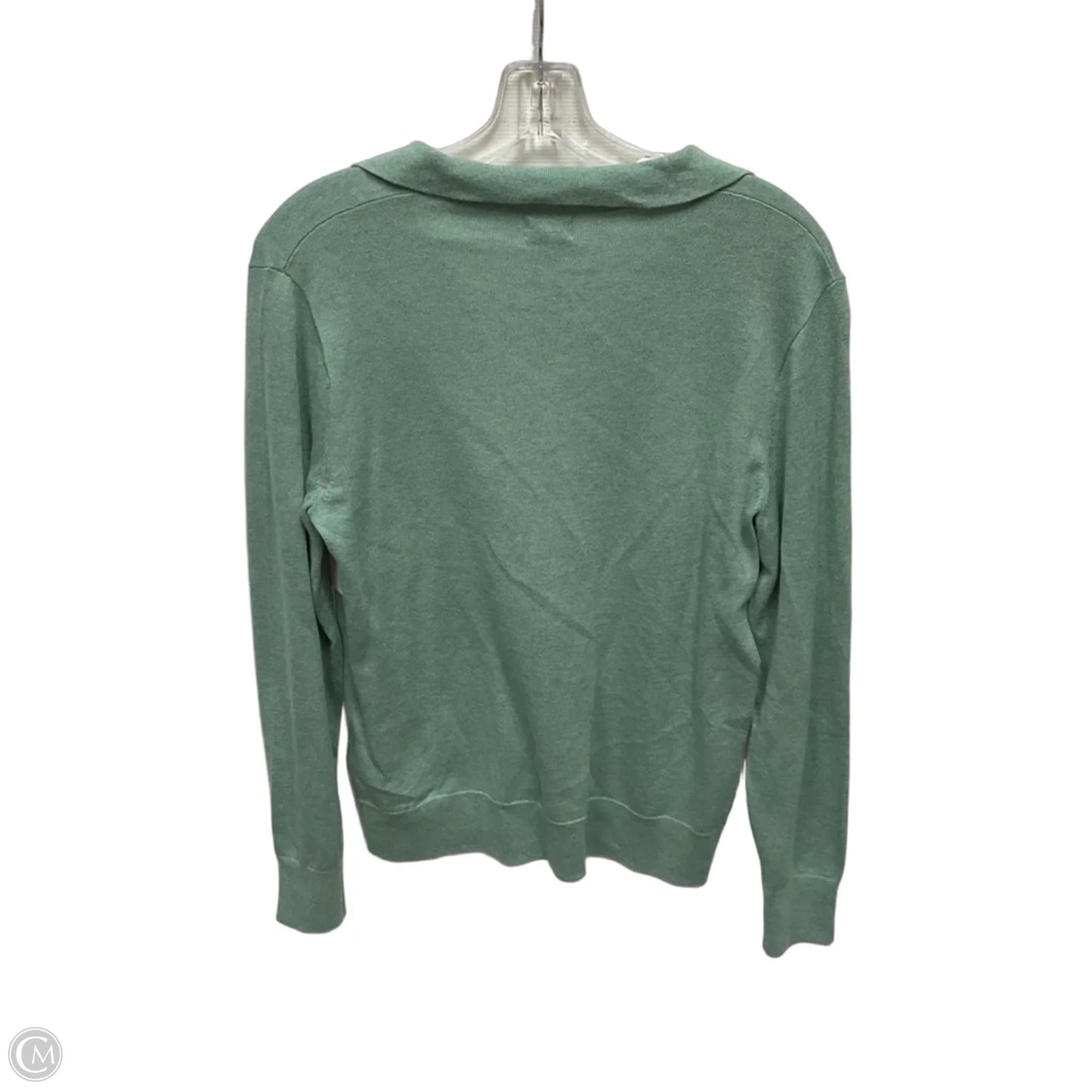 Top Long Sleeve By J. Crew In Green, Size: S