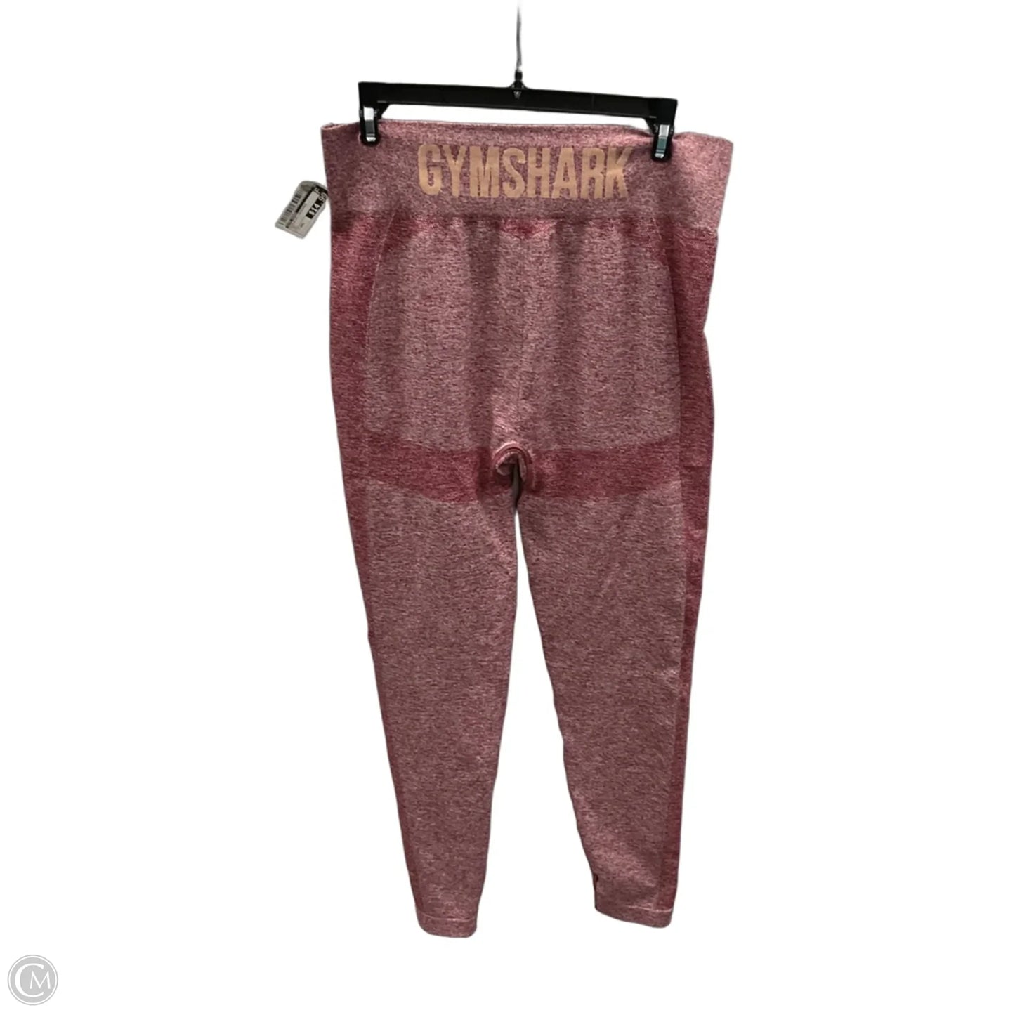 Athletic Leggings By Gym Shark In Red, Size: Xxl