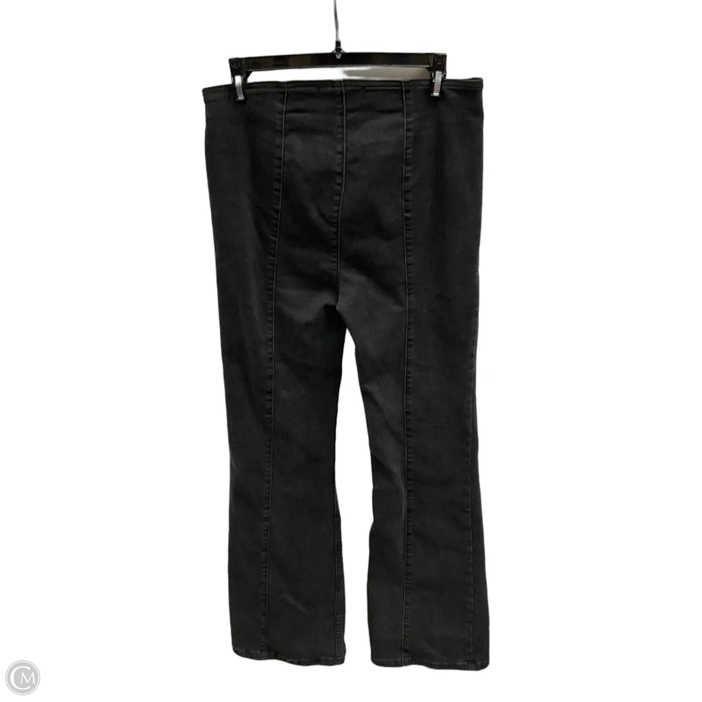 Jeans Flared By Free People In Black, Size: M