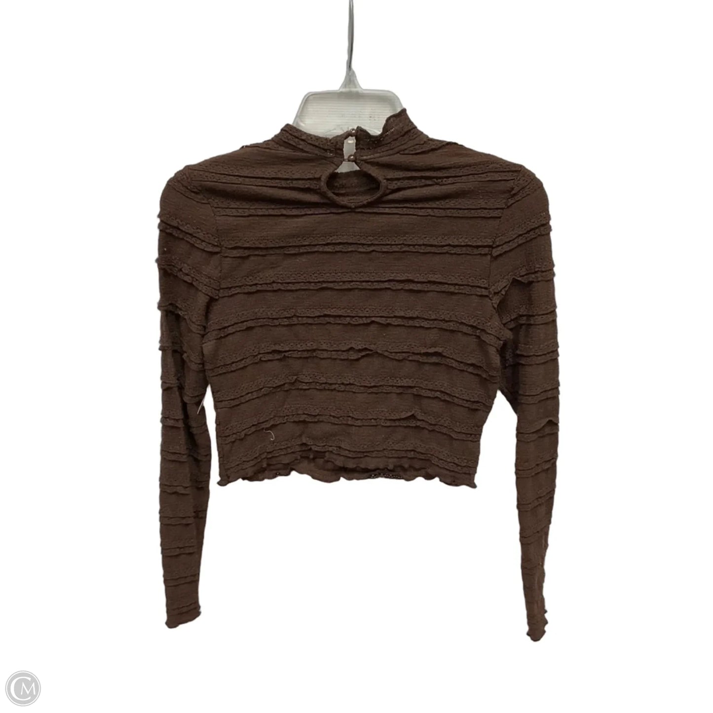 Top Long Sleeve By Altard State In Brown, Size: M