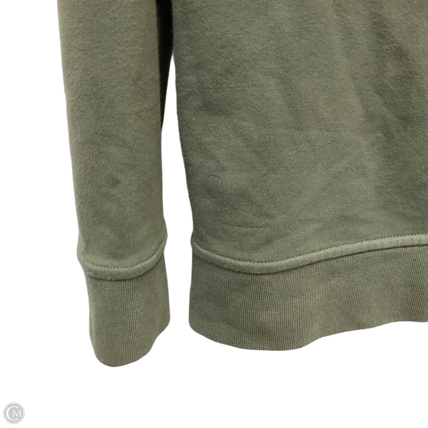 Athletic Sweatshirt Hoodie By Lululemon In Green, Size: Xs