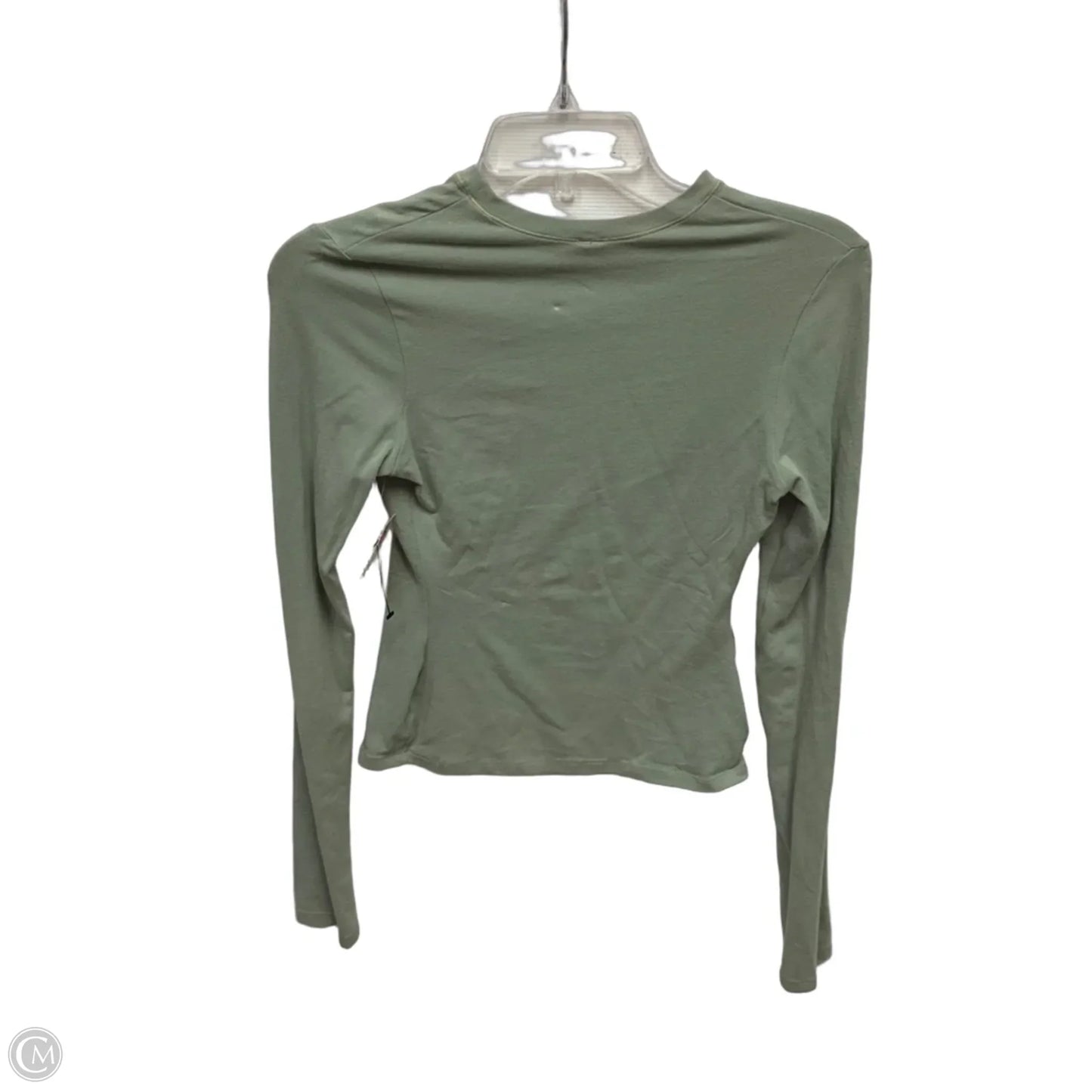 Top Long Sleeve By Skims In Green, Size: S