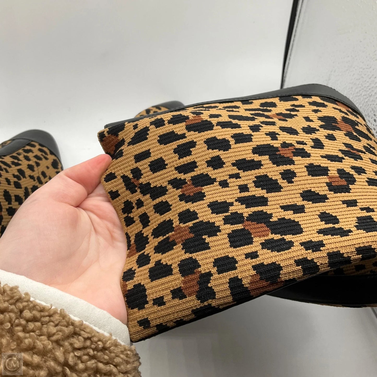 Boots Designer By Kate Spade In Animal Print, Size: 7.5