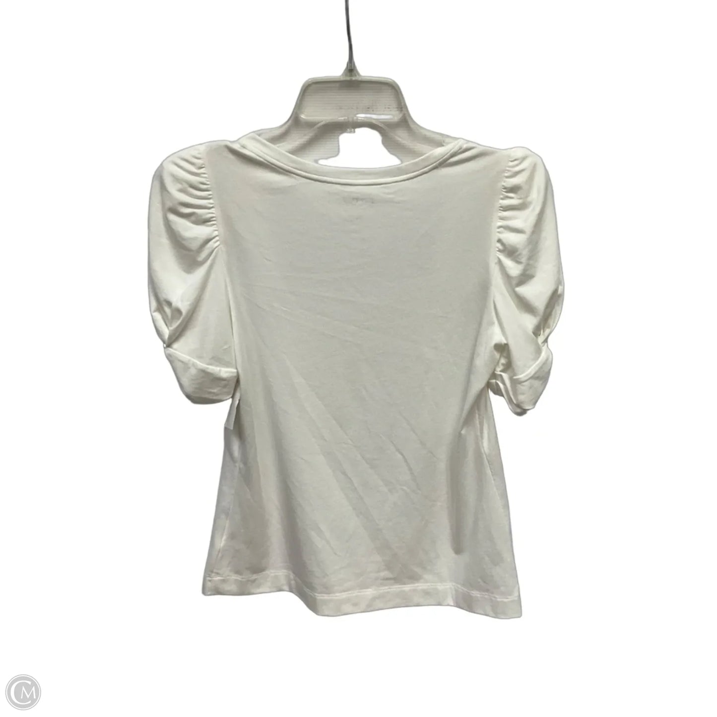 Top Short Sleeve Designer By Lilly Pulitzer In White, Size: Xs