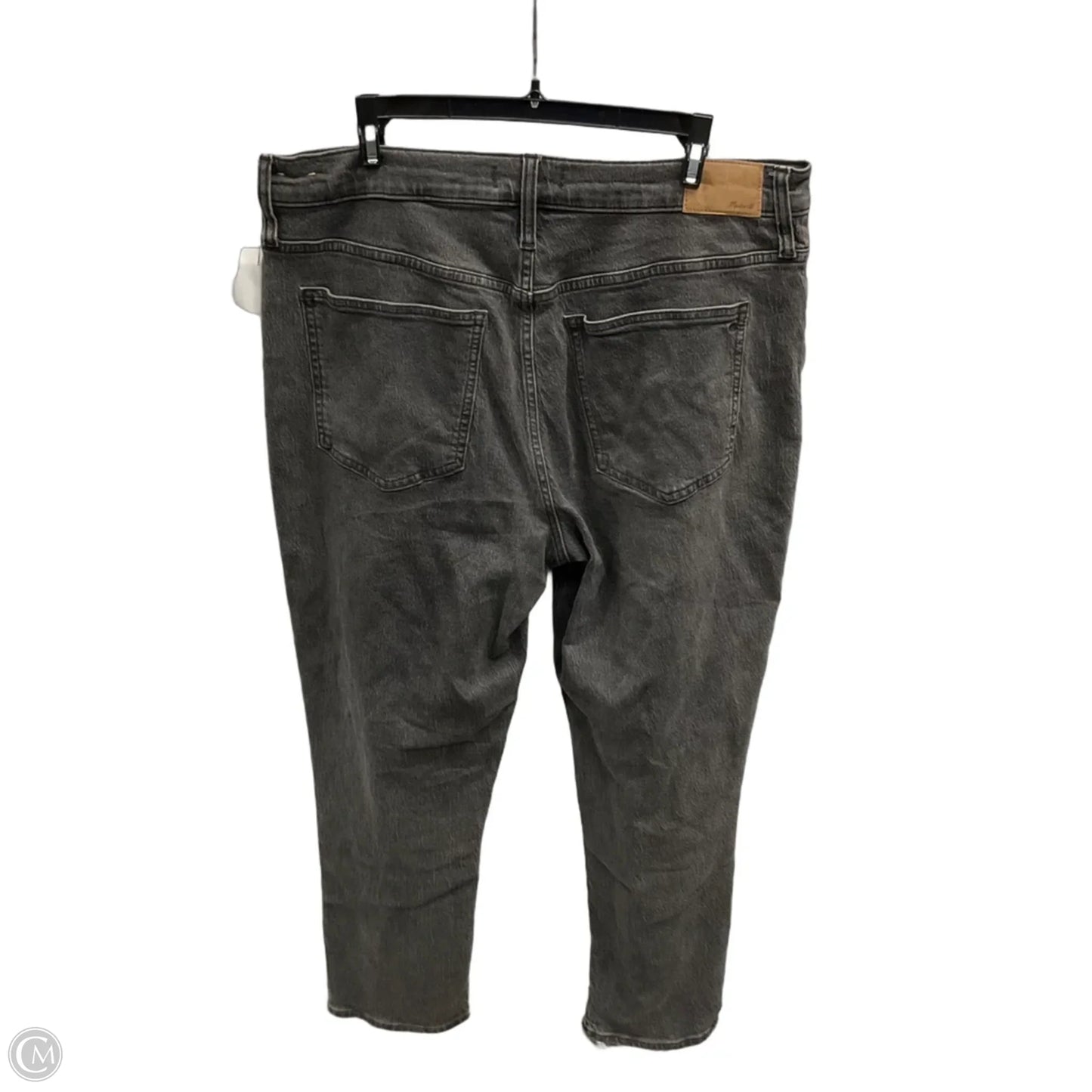 Jeans Straight By Madewell In Grey Denim, Size: 14