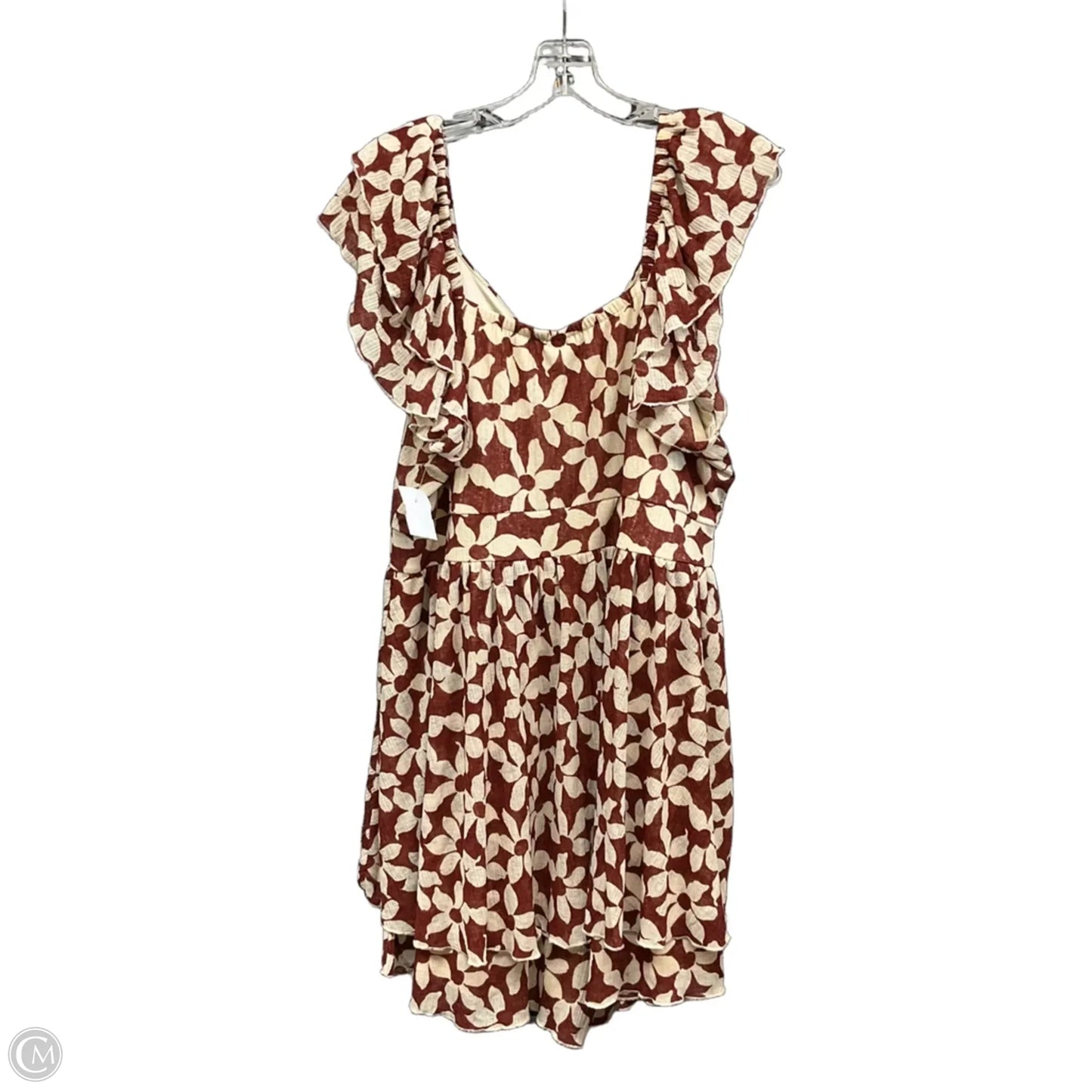 Dress Casual Midi By Torrid In Floral Print, Size: 2x