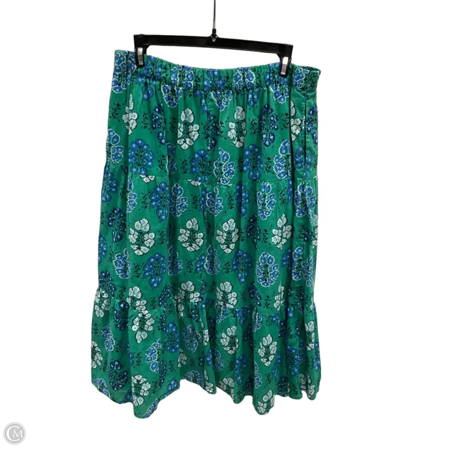 Skirt Midi By J. Crew In Teal, Size: M