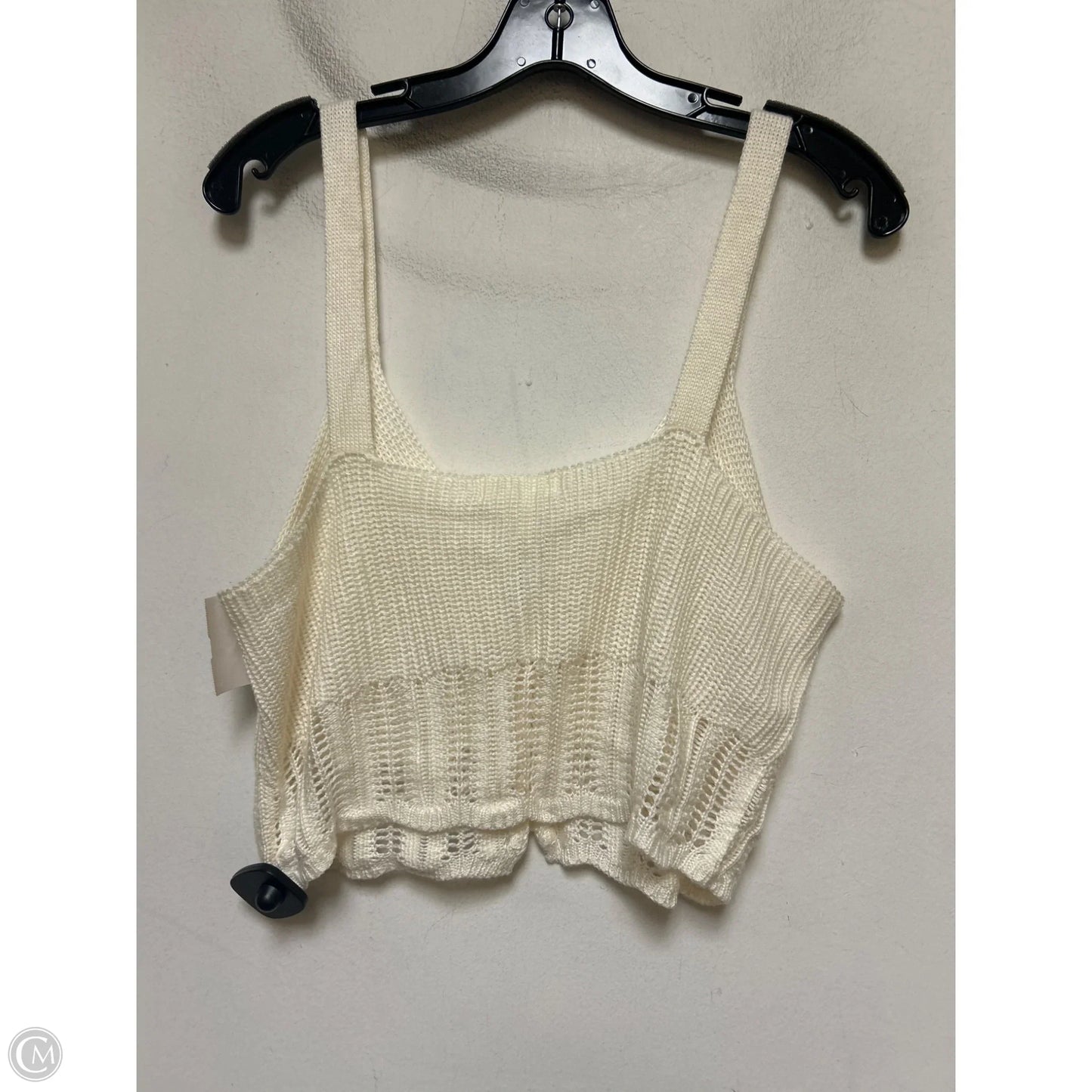 Top Sleeveless By Jolie In Cream, Size: Xl