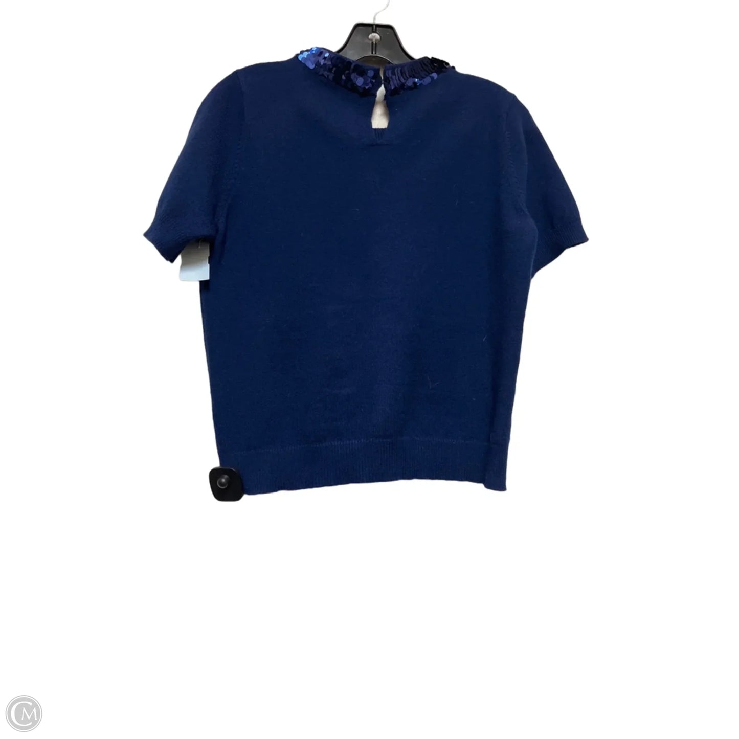 Sweater Short Sleeve By Ann Taylor In Blue, Size: M