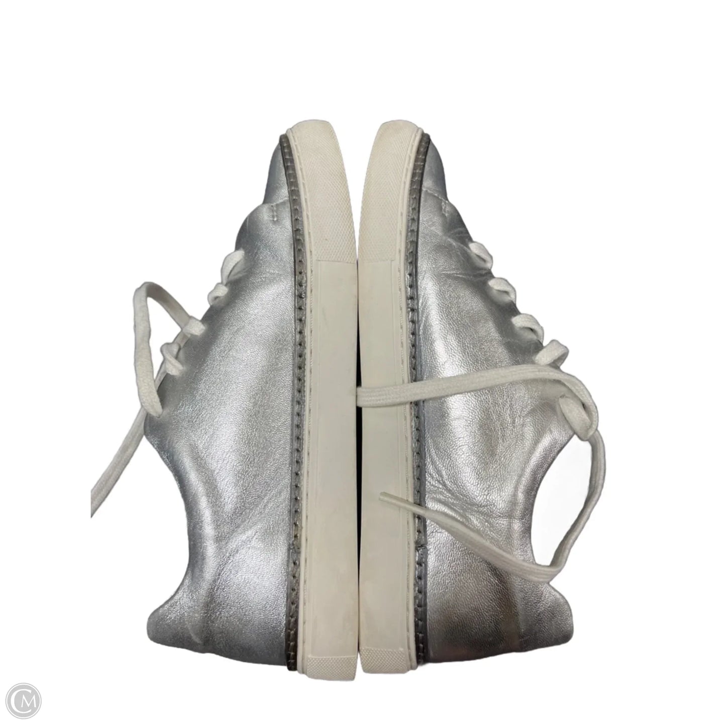 Shoes Sneakers By Johnston & Murphy In Silver, Size: 7.5