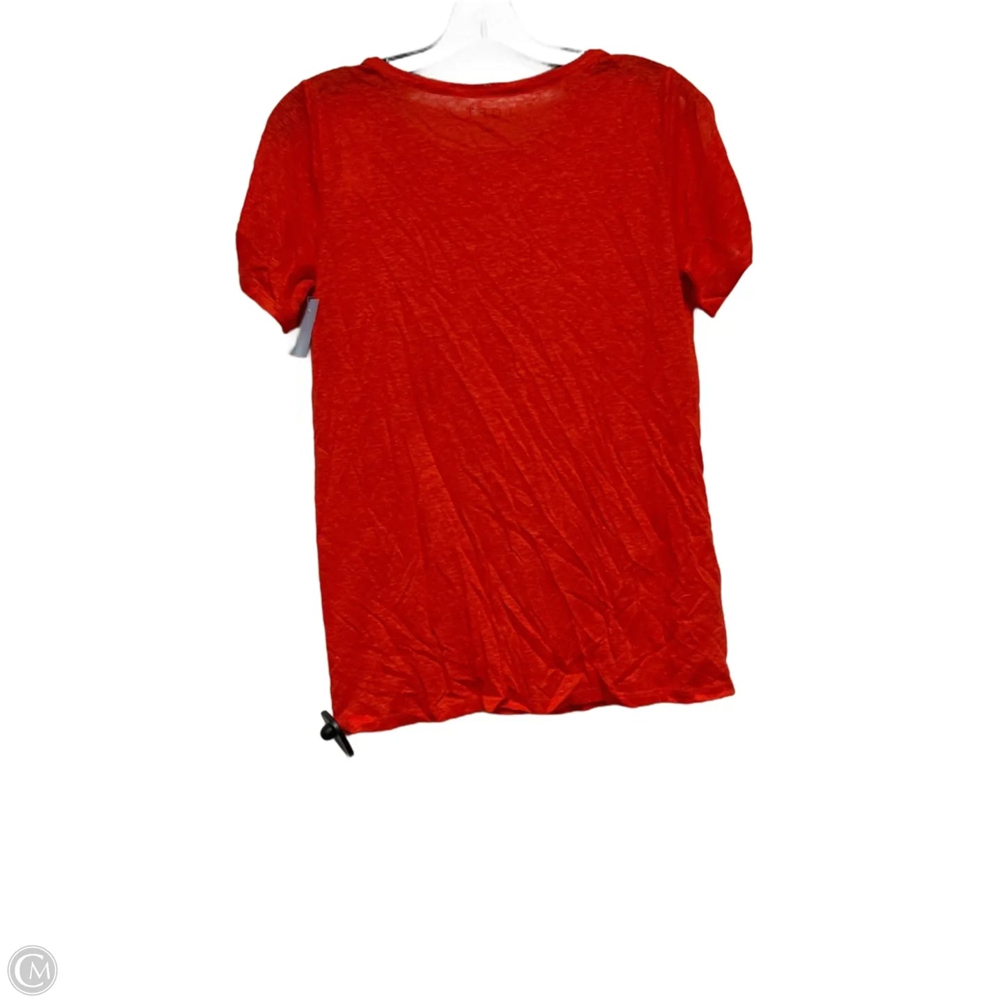 Top Short Sleeve By Loft In Orange, Size: Xs
