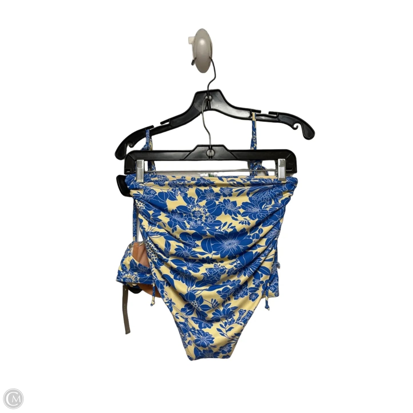 Swimsuit 2pc By J. Crew In Blue & Yellow, Size: S