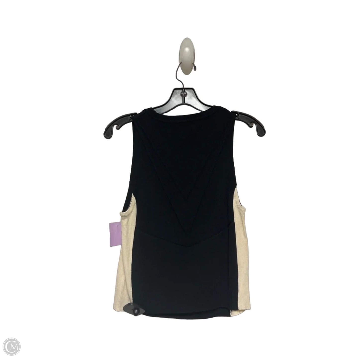 Top Sleeveless By Rachel Roy In Black & Cream, Size: M