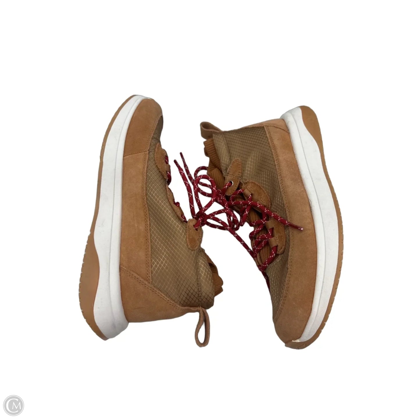 Shoes Athletic By Nurture In Tan & White, Size: 8.5