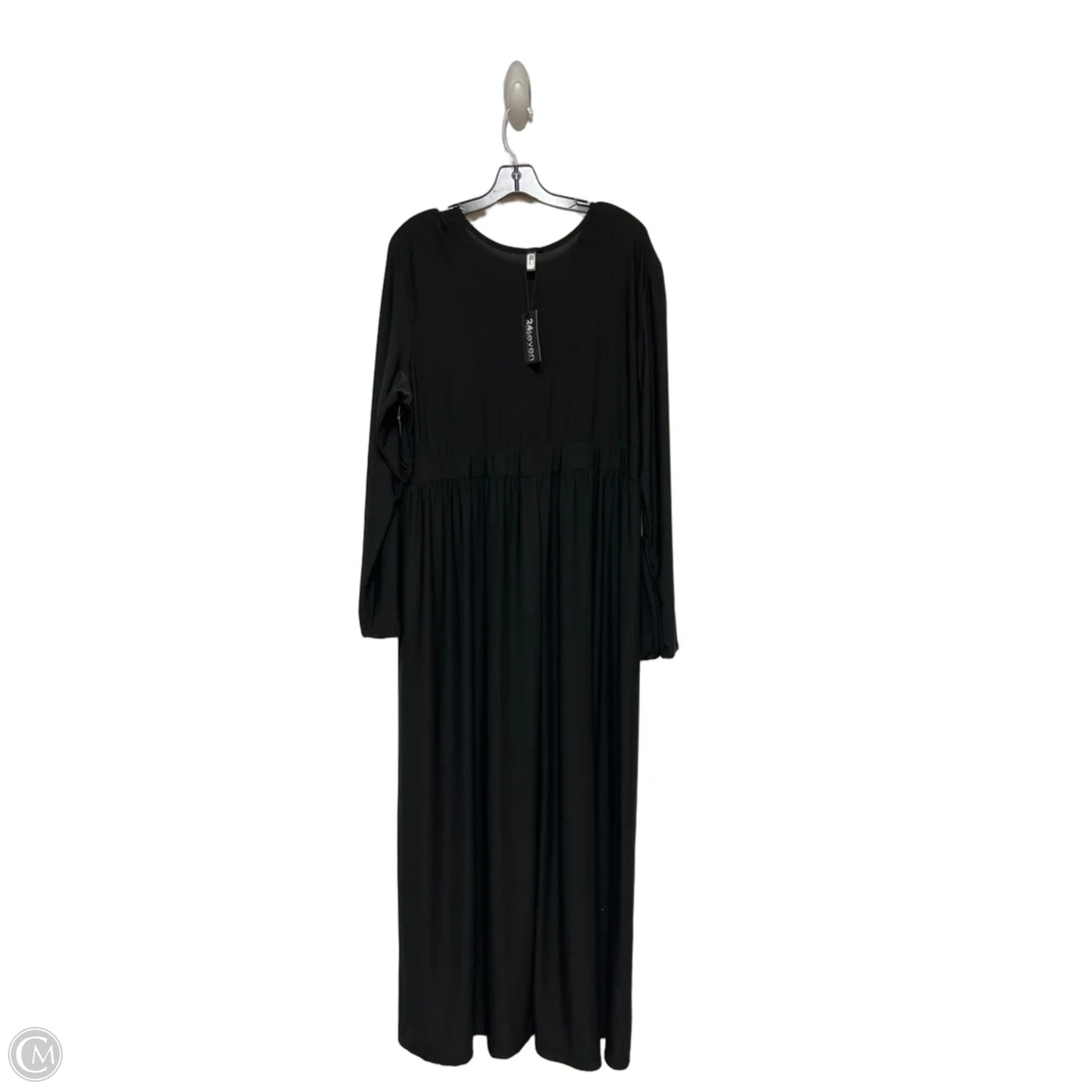 Dress Casual Maxi By Clothes Mentor In Black, Size: 2x