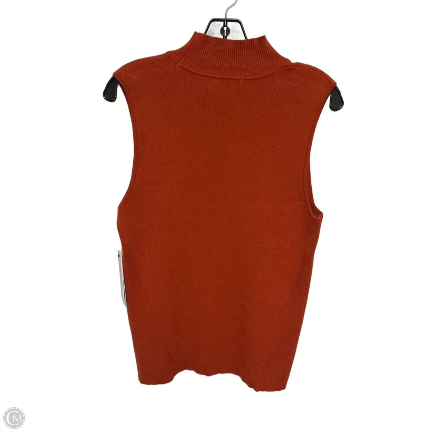 Top Sleeveless By Dkny In Orange, Size: Xl