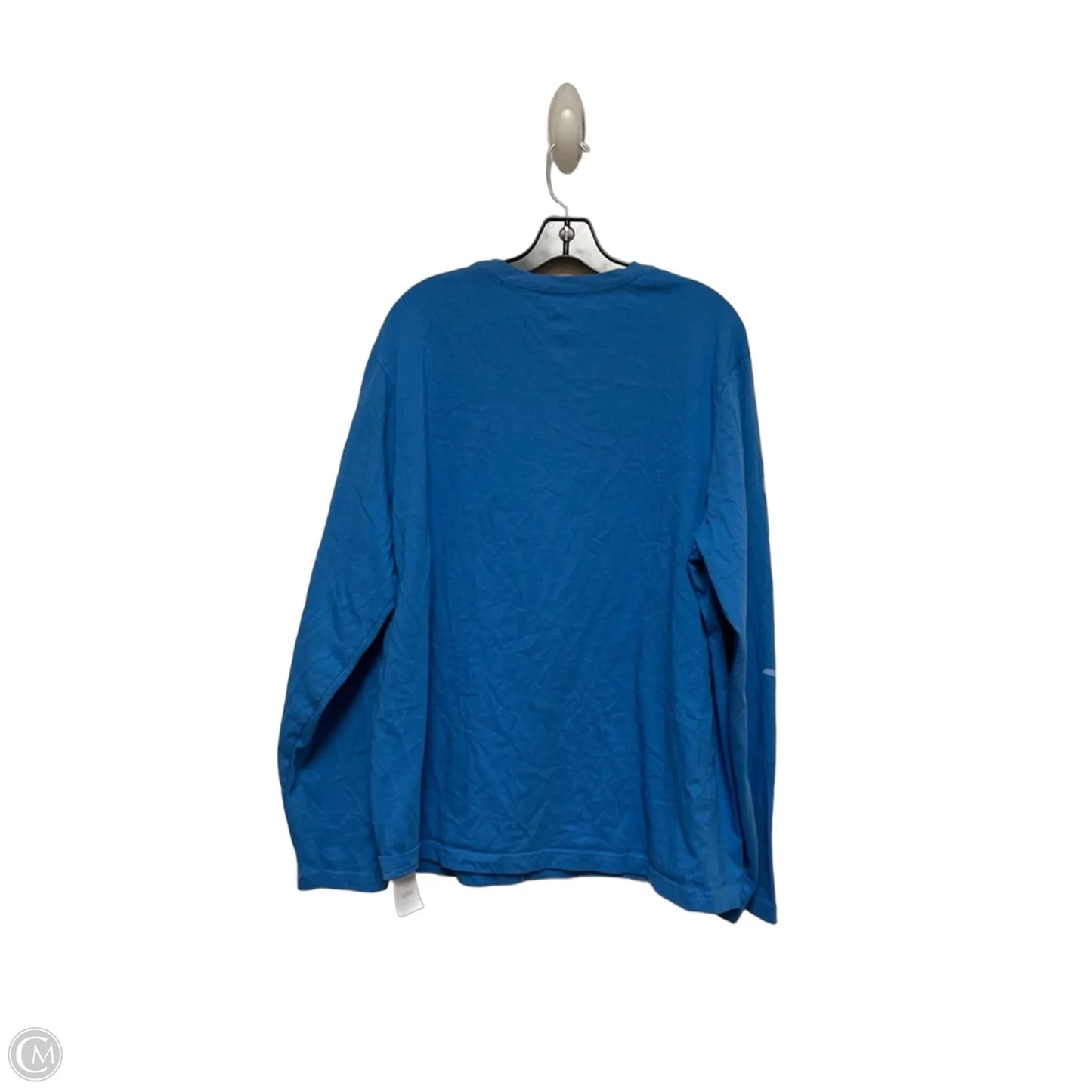 Top Long Sleeve Basic By Disney In Blue, Size: Xl