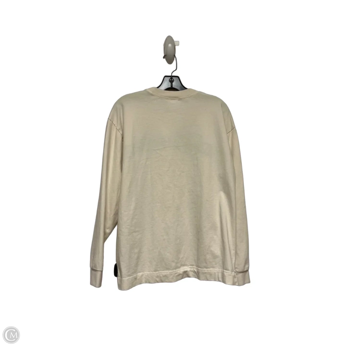 Top Long Sleeve By Disney In Cream, Size: S