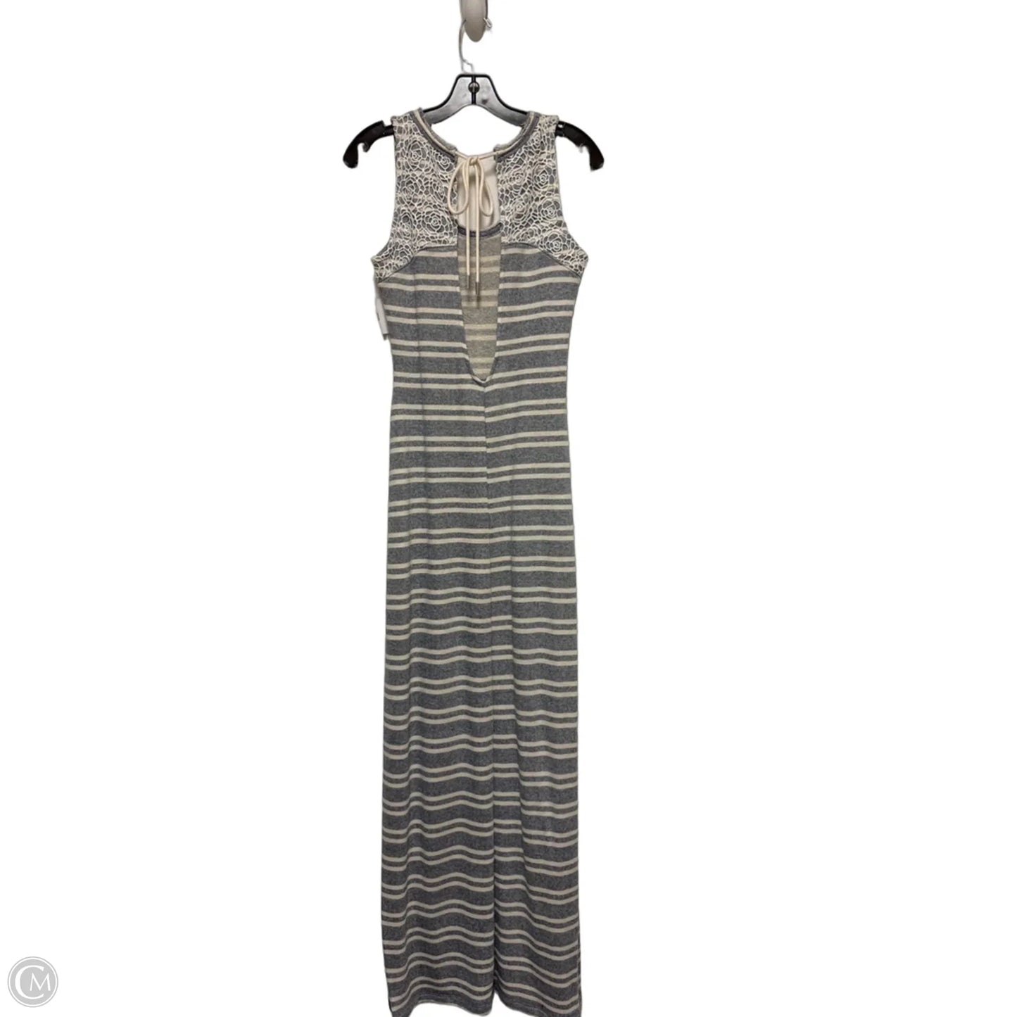 Dress Casual Maxi By Guess In Blue & Cream, Size: S