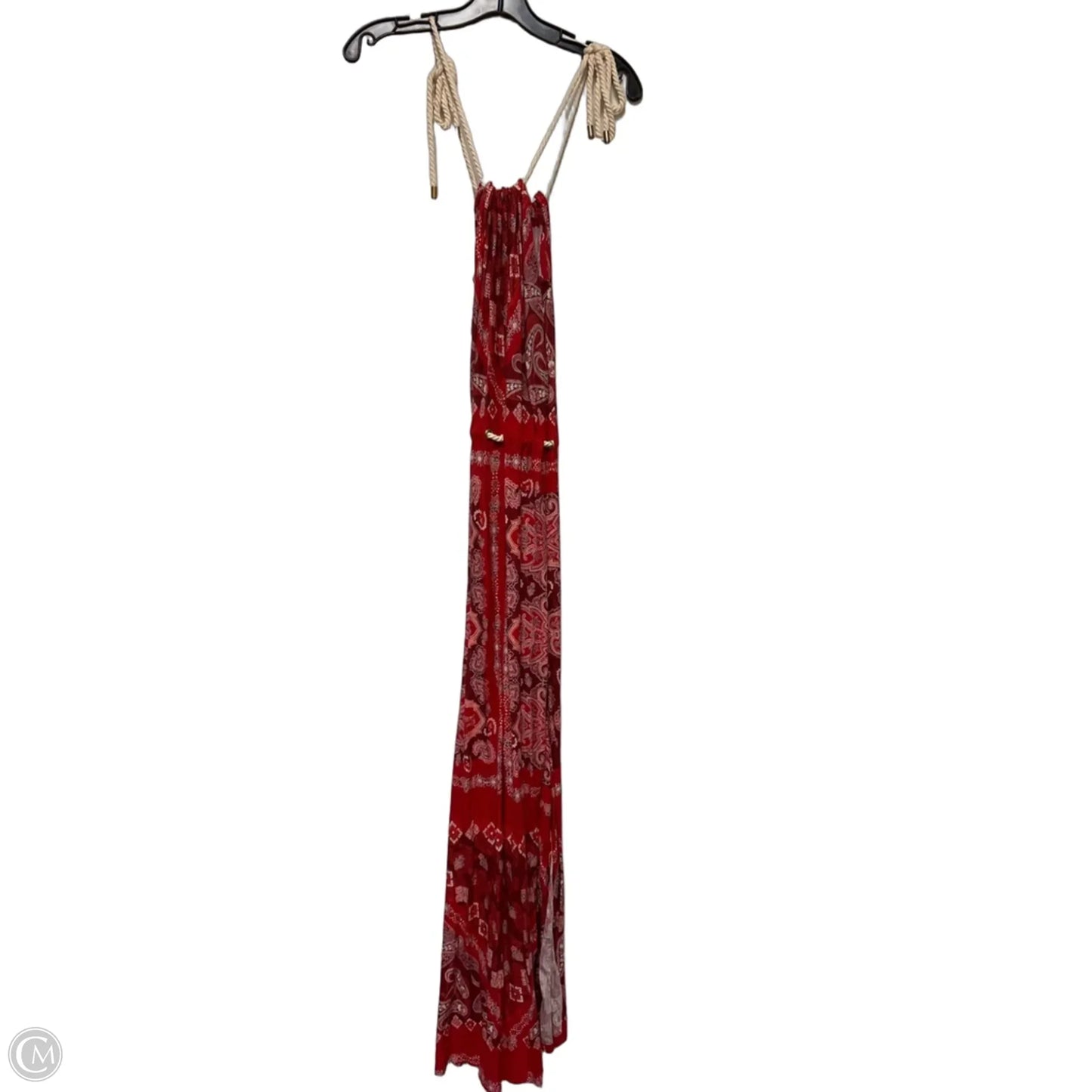 Dress Casual Maxi By Clothes Mentor In Cream & Red, Size: S