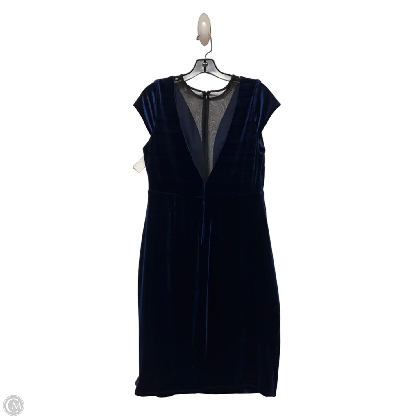 Dress Casual Midi By Marina In Blue, Size: M