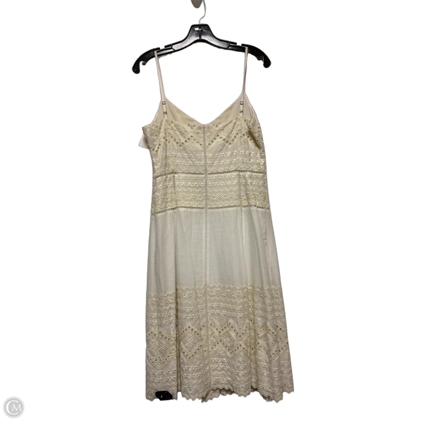 Dress Designer By Tory Burch In Cream, Size: M
