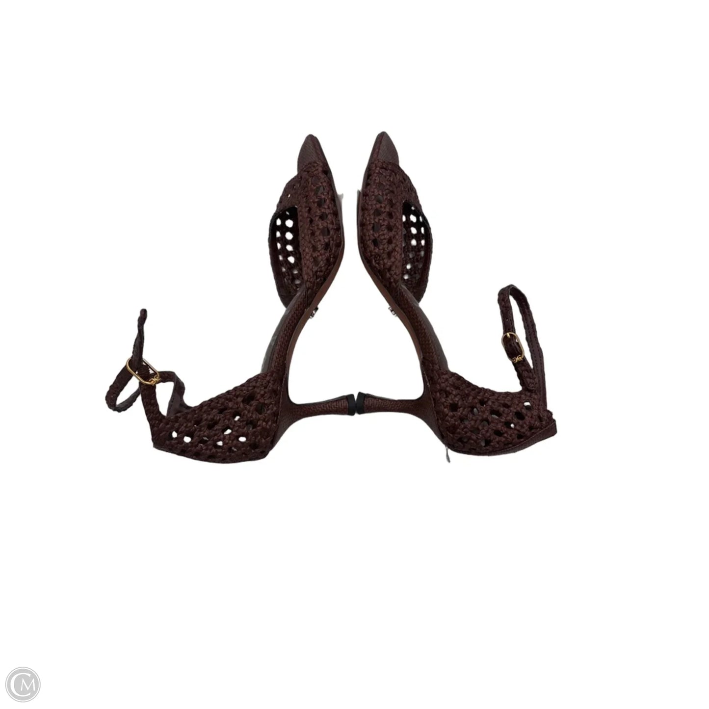 Sandals Heels Stiletto By Sam Edelman In Brown, Size: 8