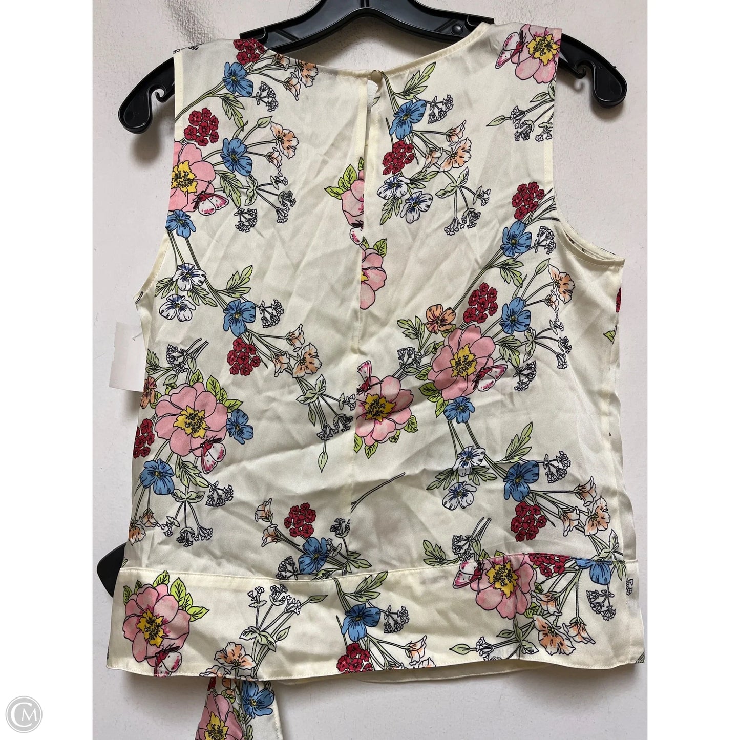 Top Sleeveless By Talbots In Floral Print, Size: Sp