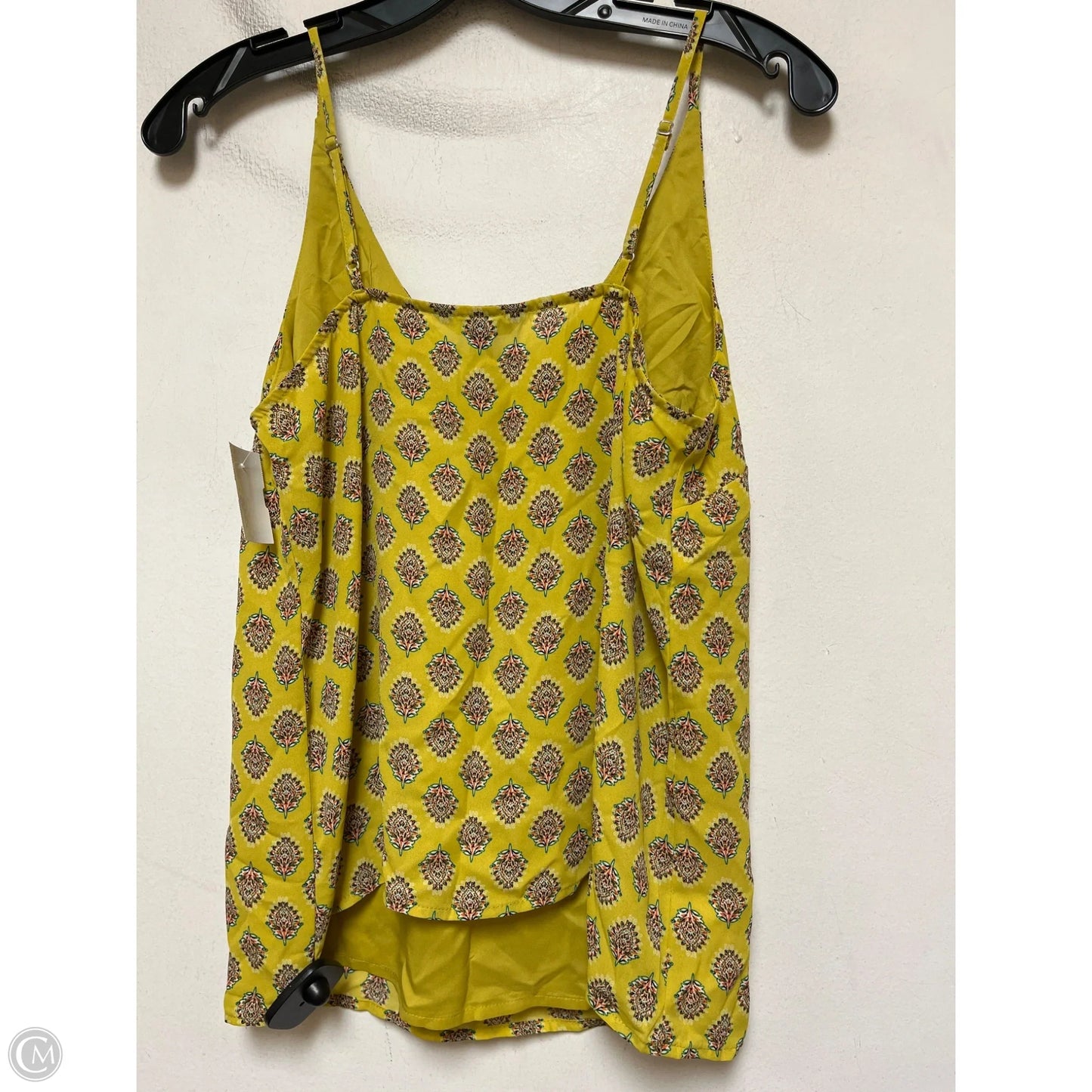 Top Sleeveless By Banana Republic In Chartreuse, Size: Xs