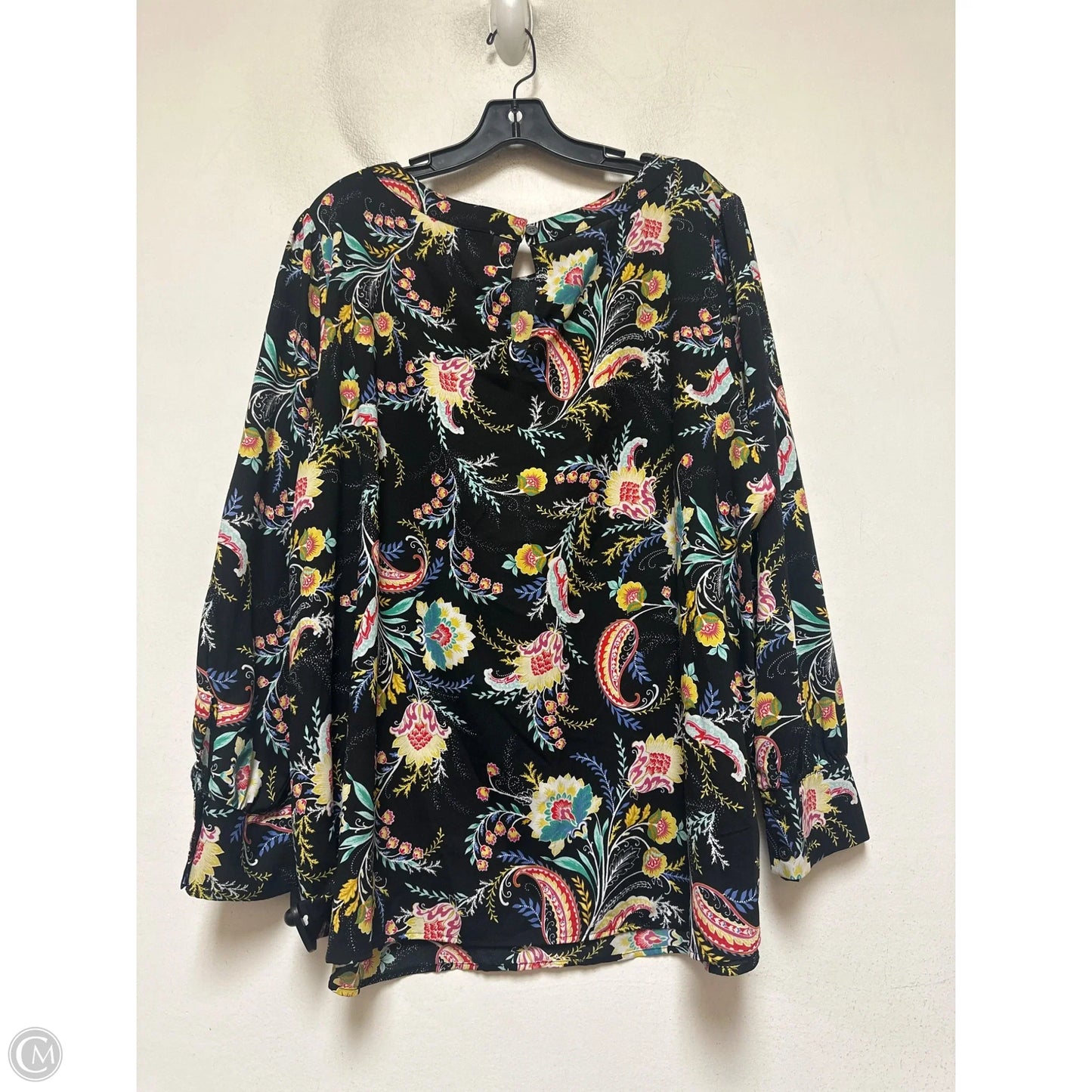 Top Long Sleeve By Loft In Multi-colored, Size: 2x