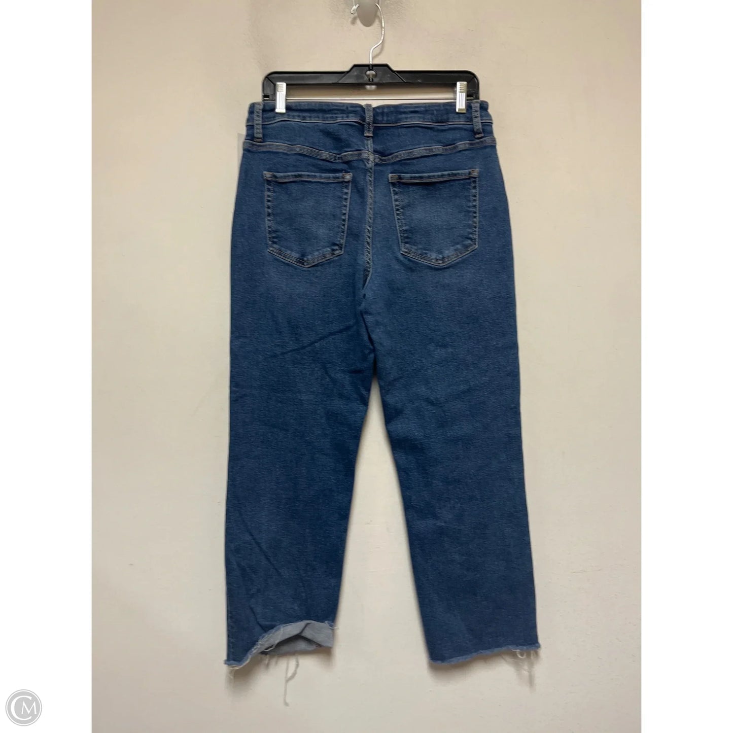 Jeans Straight By Vervet In Blue Denim, Size: 8