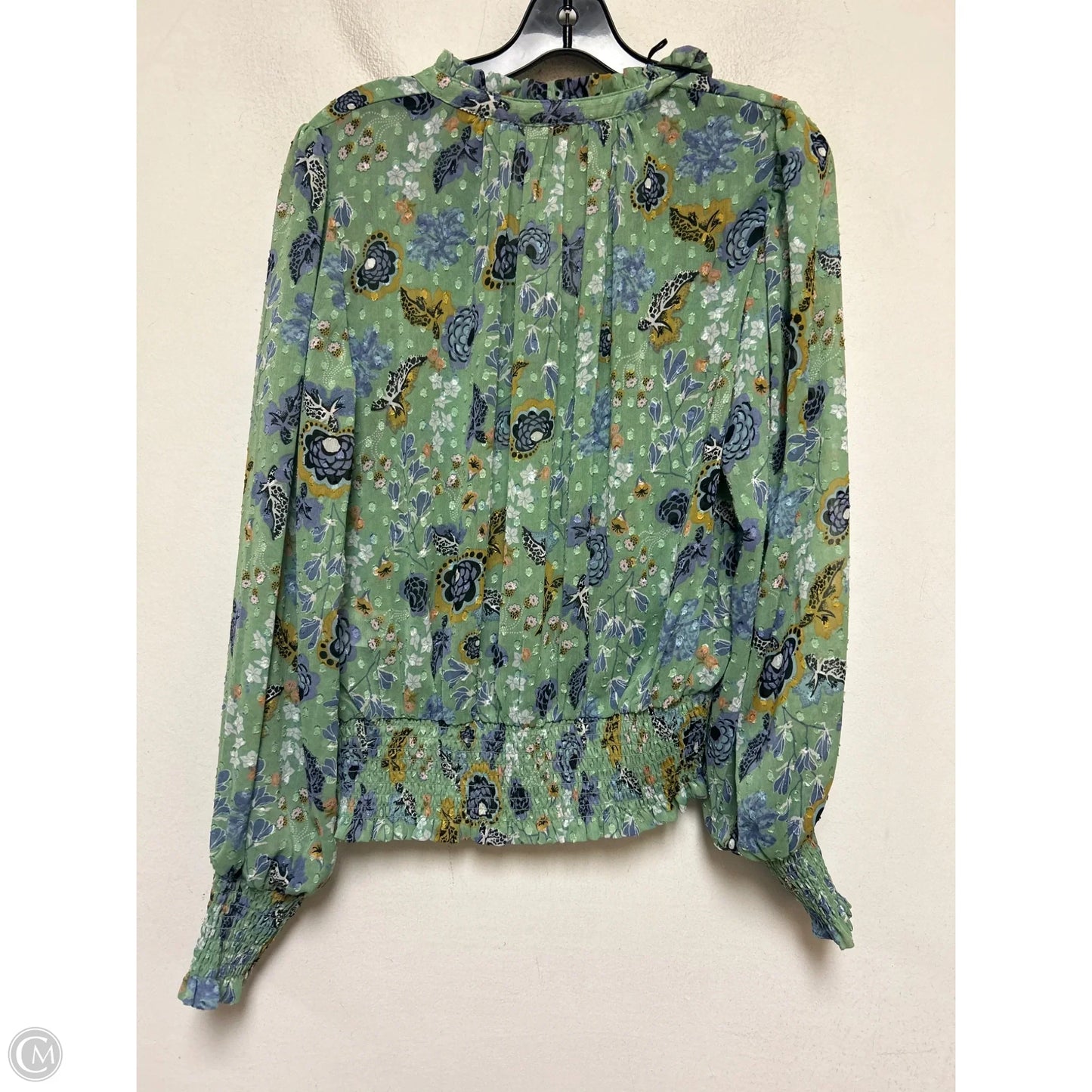 Top Long Sleeve By Rachel Zoe In Floral Print, Size: M