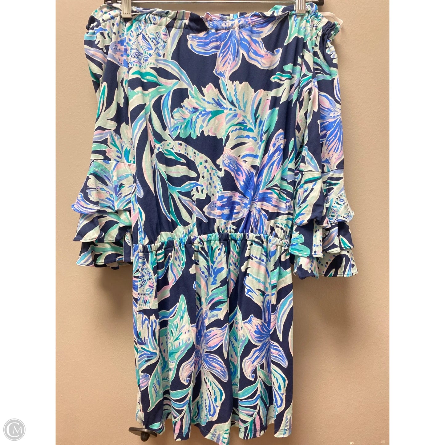Romper Designer By Lilly Pulitzer In Blue, Size: S