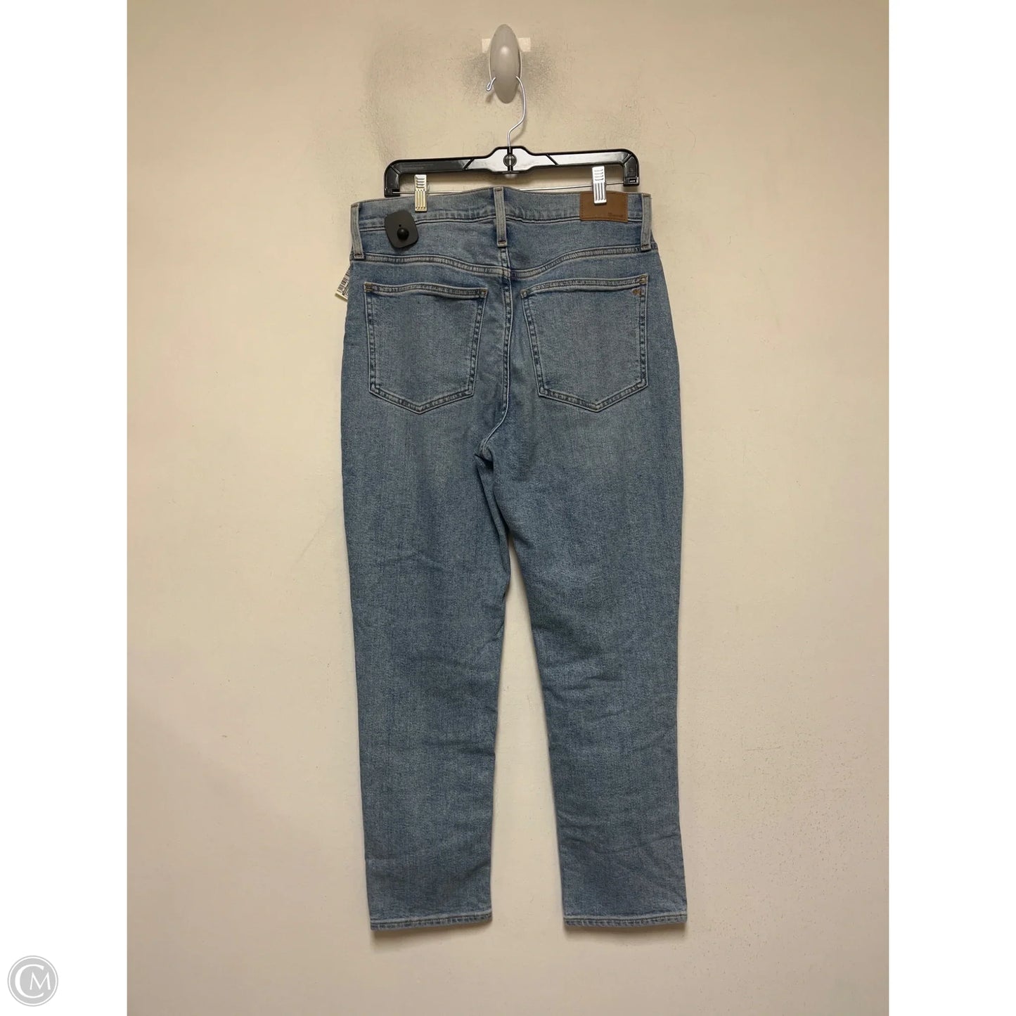 Jeans Straight By Madewell In Blue Denim, Size: 10