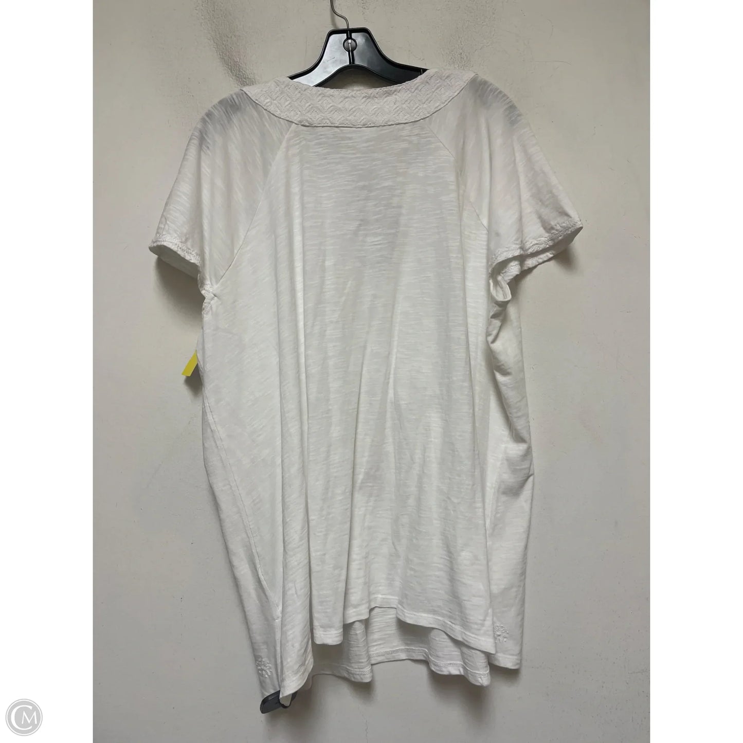 Top Short Sleeve By Pure Jill In White, Size: L