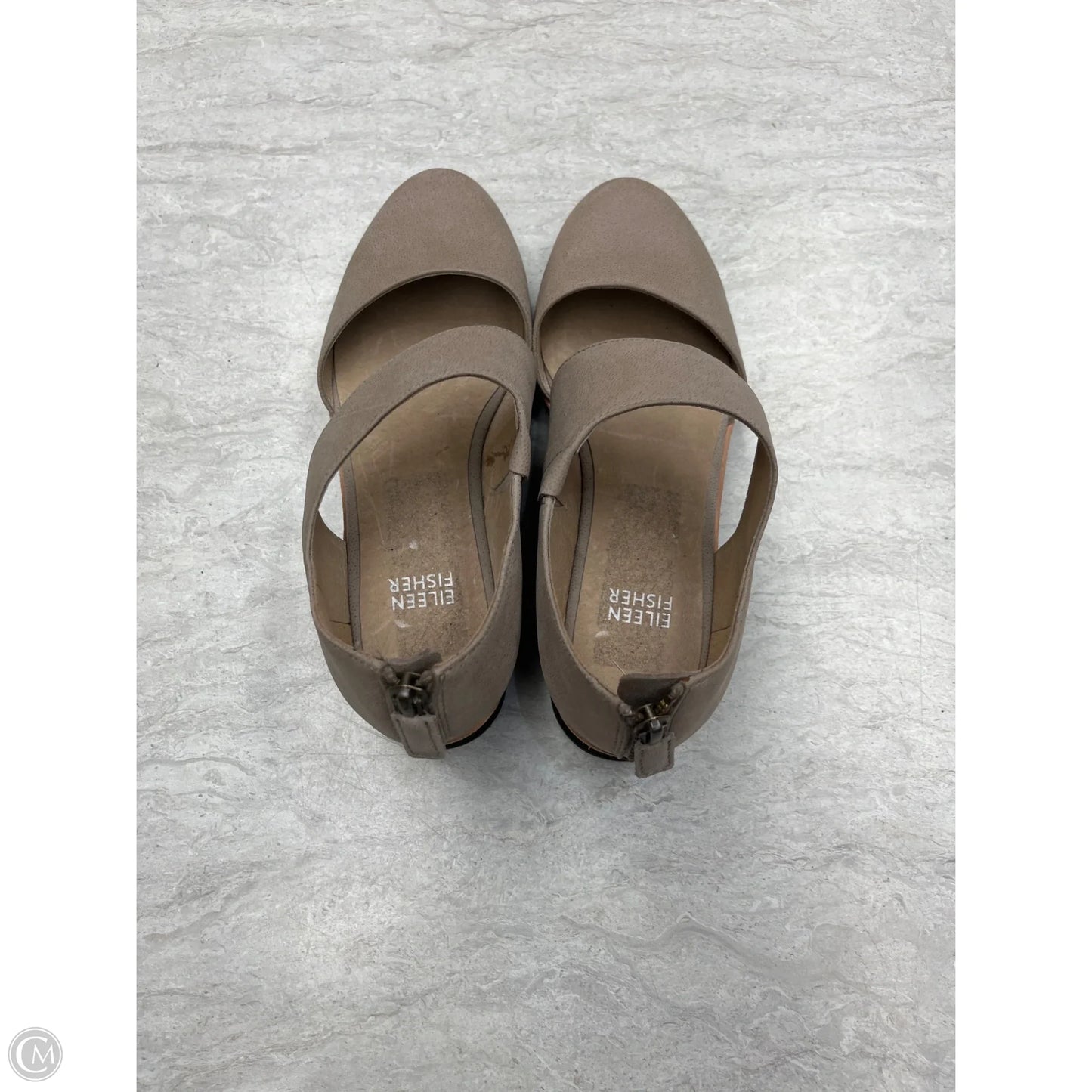 Shoes Flats By Eileen Fisher In Taupe, Size: 7.5