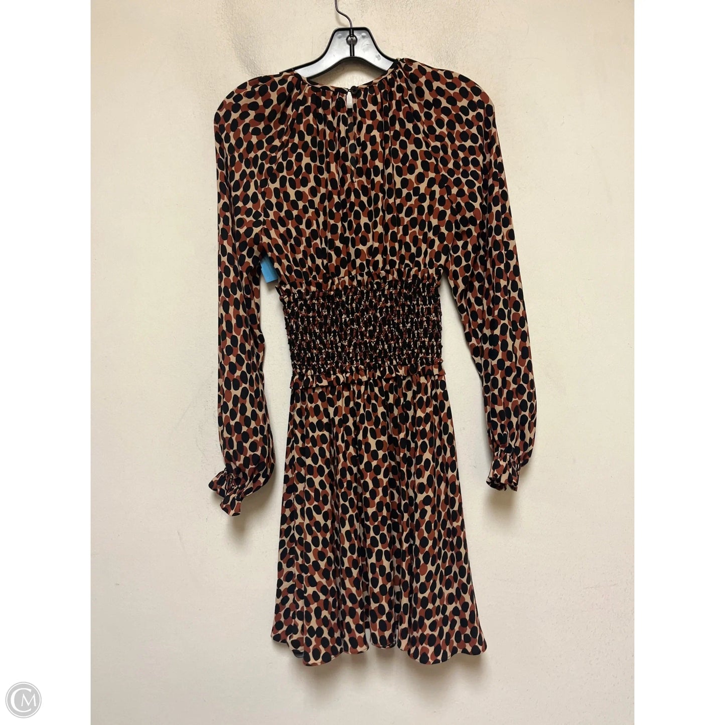 Dress Designer By Kate Spade In Black & Brown, Size: Xxs