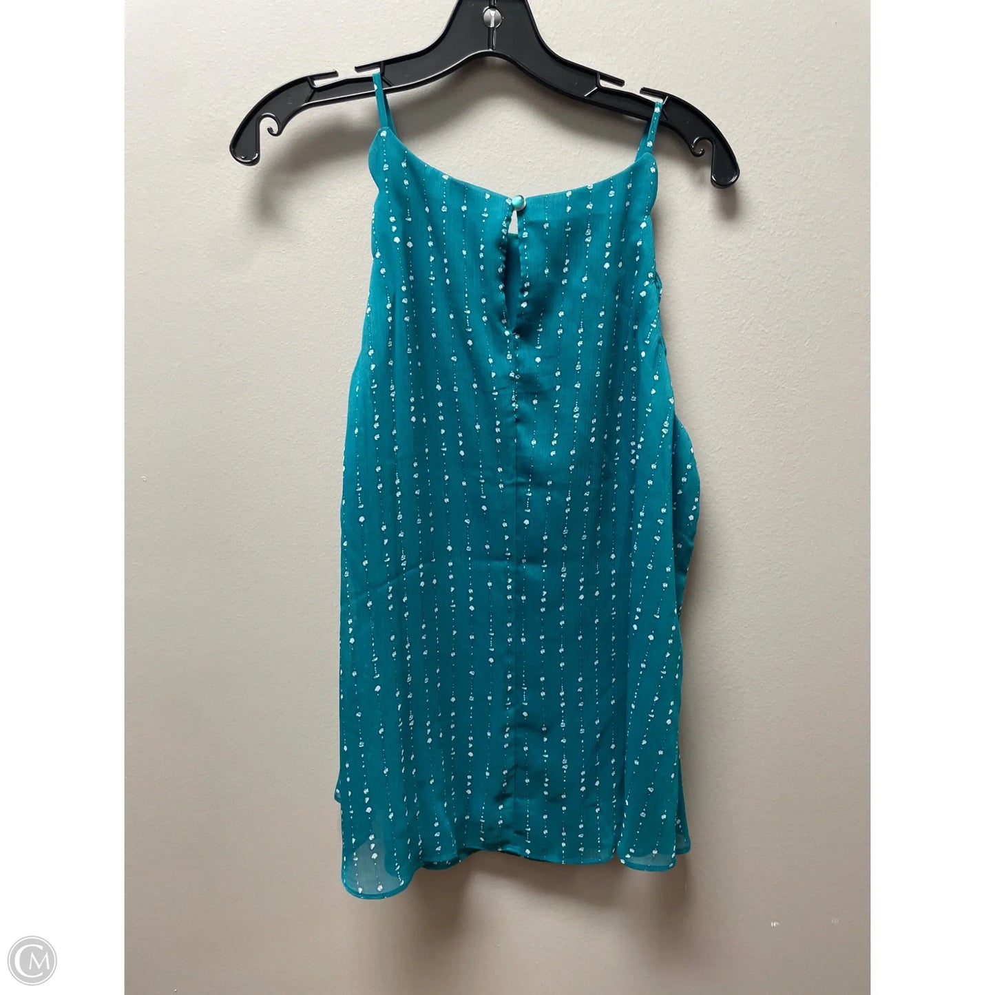 Top Sleeveless By Fortune & Ivy In Teal, Size: Xl