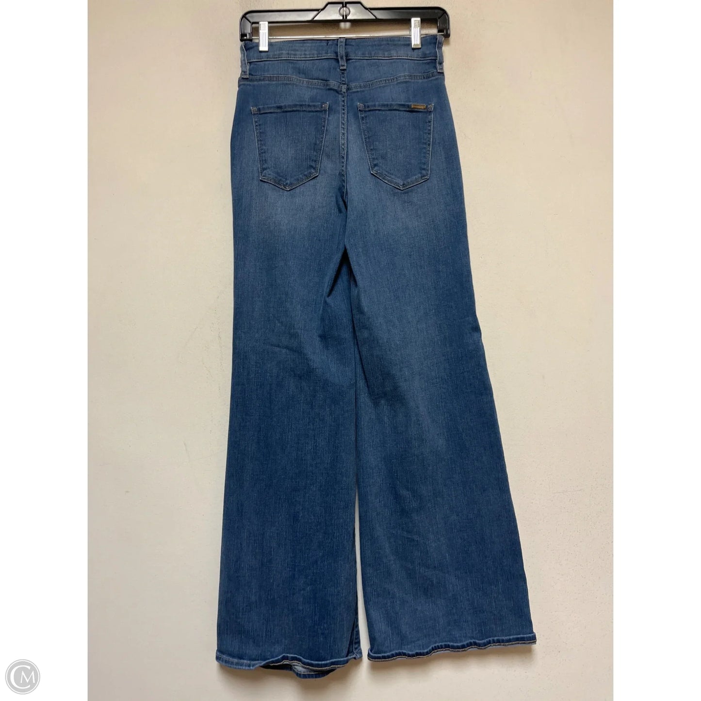 Jeans Wide Leg By White House Black Market In Blue Denim, Size: 0